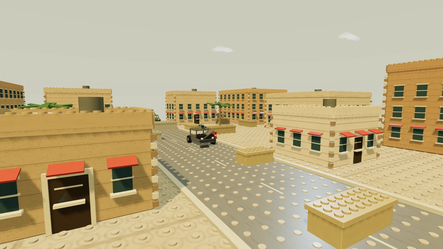 Baghdad battlefield view